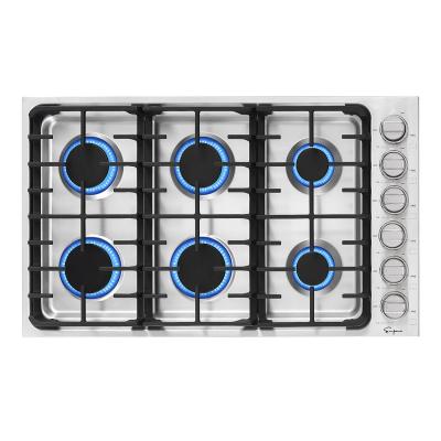 Китай Empava Kitchen Appliance 36 inch Stainless Steel Built in 6 Burner Commercial Gas Stove продается