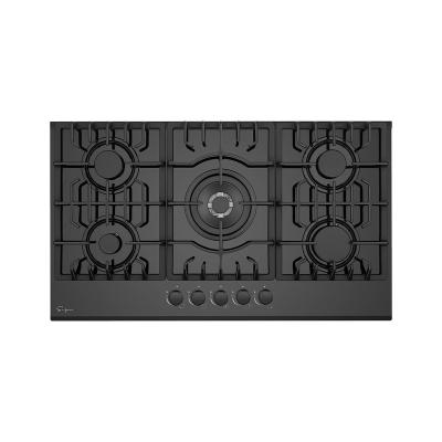 Китай 30 Inch Home Stainless Steel Gas Stove Cooktop Black 5 Burner Gas Stove продается