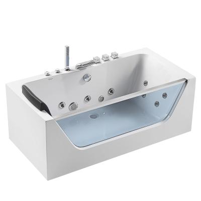 China Empava 59 in Adult Rectangular Freestanding whirlpool massage bathtub Stand Alone SPA Tub zu verkaufen