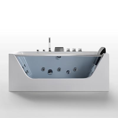 China Empava 59 inch Wholesale 11 Jet 59 Gallon Whirlpool Tub Acrylic Fiberglass Hydro massage Whirlpool Bathtub zu verkaufen