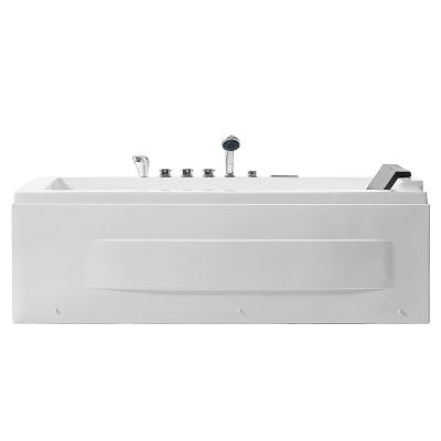 China White Whirlpool Bathtub Premium Acrylic Massage Freestanding Indoor Whirlpool Bathtub zu verkaufen