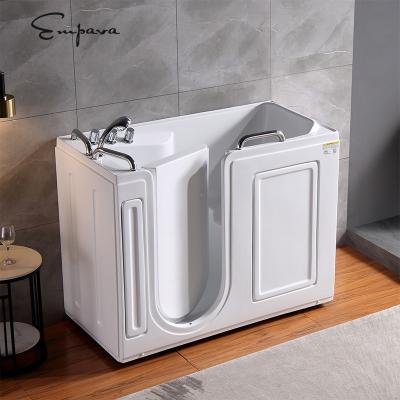 China Empava Rectangular walk in bath tubs and showers for disabled bath tub walk in for sale