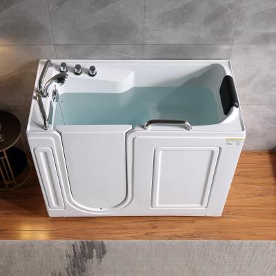 China Empava Bathtub Free Standing Acrylic Bathtubs With Seat Walk In Bathtub For Seniors for sale