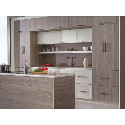 China Durable Durable Anti Scratch Texture Modern Laminated Wood Sideboard With Pure White Quartz Stone Countertops for sale