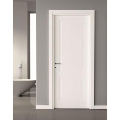 China Modern American Style Pre Hung Shaker Style White Flush MDF Bedroom Door for sale