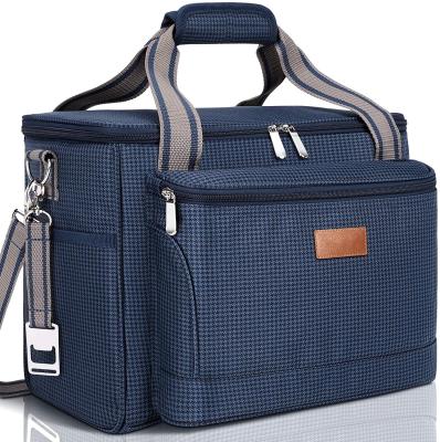 China New Arrival 22L Picnic Drinks Lunch Wine Food Picnic Cooler Bags With Shoulder Strap For Adults Perfect For Long Hour Running for sale