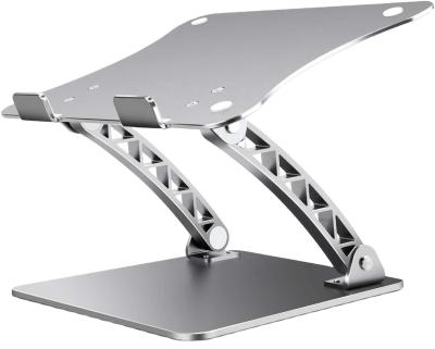 China Ergonomic Adjustable Adjustable Riser Laptop Stand Aluminum Stand for sale