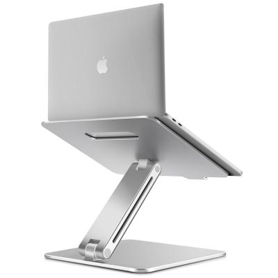 China Home Office Laptop Stand Ergonomic Aluminum Foldable Laptop Riser Laptop Stand for sale