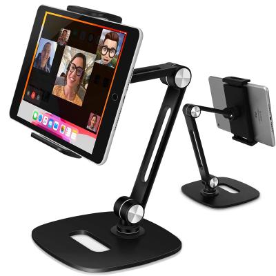 China 360 Degree Rotating Portable Aluminum Home Office Laptop Tablet Stand Outdoor Folding Foldable Laptop Stand for sale