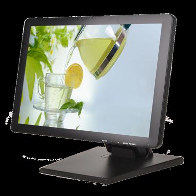 China POS Monitor Black LCD 5 Wire Resistive Touch Screen Monitor Widescreen 19 Inch TFT LED Touch Screen Monitor for sale