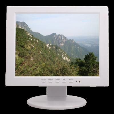 China 10 Inch HDMIed LCD Monitor Square 10.4 Inch White LED VGA Desktop Monitor With HD-MI Input for sale