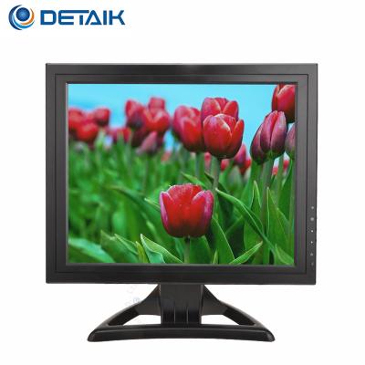 China Desktop 15 Inch TFT LED Computer Monitor Square 15Inch LCD Monitor With HD DVI AV Input for sale