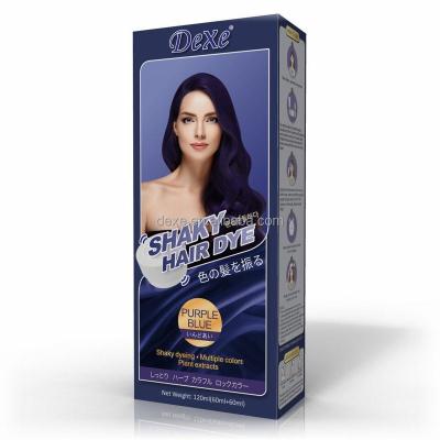 China Change Hair Color Dexe Professional Men And Women Home Use To Cover Gray Hair Permanent Hair Color Dye Shake Cream for sale