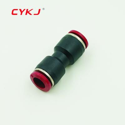 China Plastic PU Pipe Fitting PU Union Union Straight Push In Fitting for sale