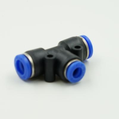 China Hotels Plumbing Tee Fitting Tee Type Tee Reducing Pneumatic Fittings for sale