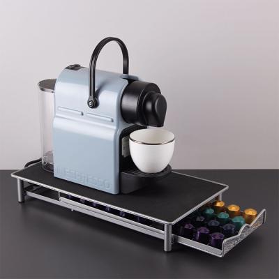 China Sustainable Customizable Coffee Capsule Holder Drawer Capsule Holder Coffee Rack for sale