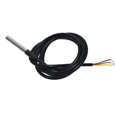 China DS1820 18B20 Temperature Sensor Stainless Steel Package DS18b20 Waterproof Probe Temperature Sensor For Arduino for sale