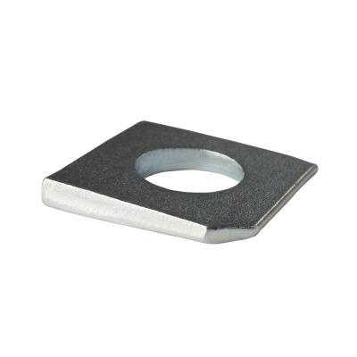 China DIN435 DIN434 Q235 Square Beveled / Taper Washers Widely For Building Industry for sale