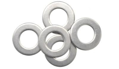 China Stainless Steel SUS304 / 316 Plain Flat Washer DIN125 Poetsoppervlaktebehandeling Te koop