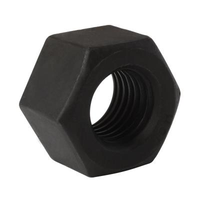 China ISO 4775 ANSI/ASME B 18.2.4.6M High Strength Large Hexgon Nuts For Steel Structures Grade 12 Black for sale