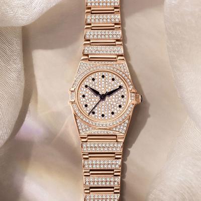 China Day/Date Fashion Women Watch Diamond Ladies Luxury Brand Ladies Shiny Crystal Relogio Feminino Casual Bracelet for sale