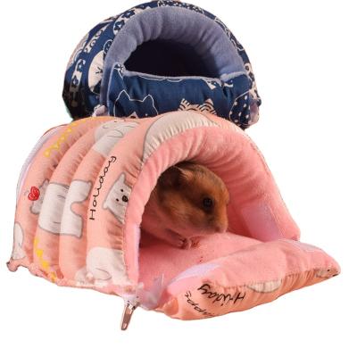 China Breathable Cotton Hamster Nest Removable Super Soft Fabric Warm Nest for sale