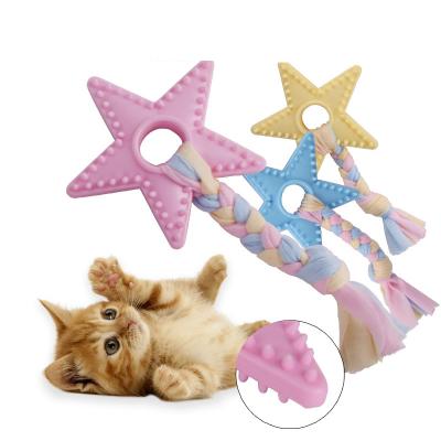 China Stocked Pet Toys Teeth Cleaning Sharp Star Style Rope Dog Toy Training Supplies for sale