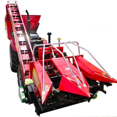 China 2021 Peanut Shandong Maize Harvester Combine Walking Corn Harvester for sale