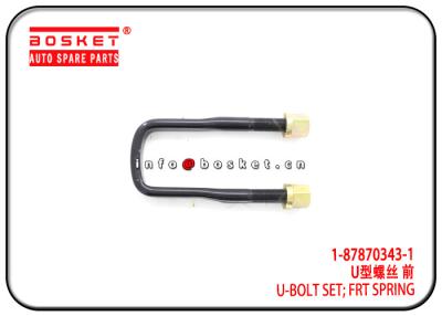 China 1-87870343-1 1878703431 Front Spring U-Bolt Set Suitable for ISUZU 6WF1 CXZ51K for sale