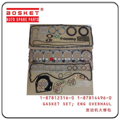 China 1878123160 die 1878144960 de Pakking van de Motorrevisie voor Isuzu 6HK1 FVR34 1-87812316-0 1-87814496-0 wordt geplaatst Te koop