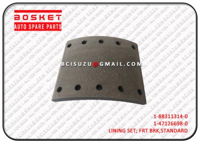 China CXZ51K 6WF1 Isuzu Performance Brake Parts Front Lining Set 1883113140 1-88311314-0 for sale