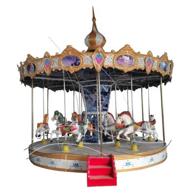 China Luxury Commercial Vintage Kids Carousel Custom Fiberglass Themed Carousel For Sale à venda