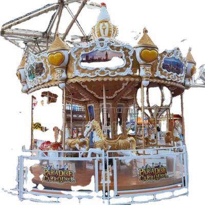 China Luxury amusement park rides kids high quality indoor outdoor carousel for sale à venda