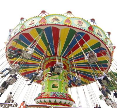 China Hot Sale Theme Park+museum+game center Amusement Outdoor Amusement Equipment Customizable Theme Kids Spinning Flying Chair for sale