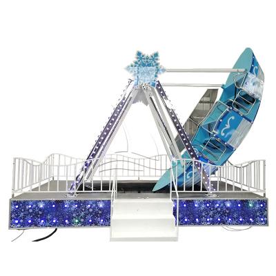 China Amsuement Park Amusement Rides Swing Blue Mini Pirate Ship Adult Game For Sale for sale