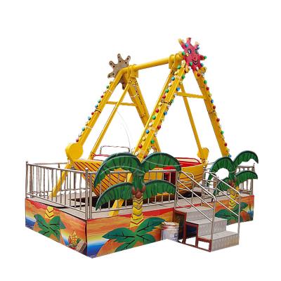 China Amsuement Park Amusement Rides Yellow Mini Pirate Ship Adult Game Rides For Sale for sale