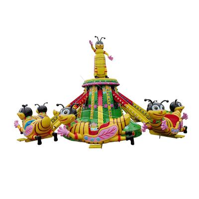 China China factory selling entertainment steel hot bee self control flat ride on swing control plane for sale for sale