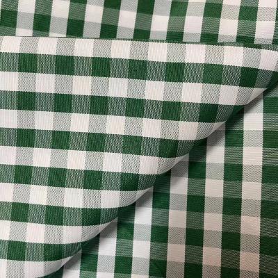 China Breathable 100% poly yarn dyed control fabric for sale