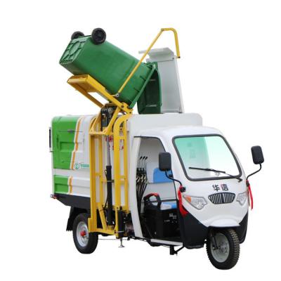 China High Quality Electric Type Garbage Tricycle Self Loading And Automatically Dumping Hotels Motorcycle From Electric Garbage Truck for sale