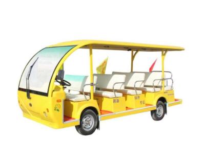 China 14 seat site used battery power new electric shuttle with CE approved 20% for sale