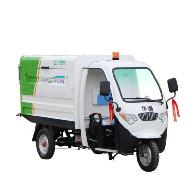 China Hotels Hydraulic Dumper Truck , Electric Waste Garbage Cleaning Tricycle for sale