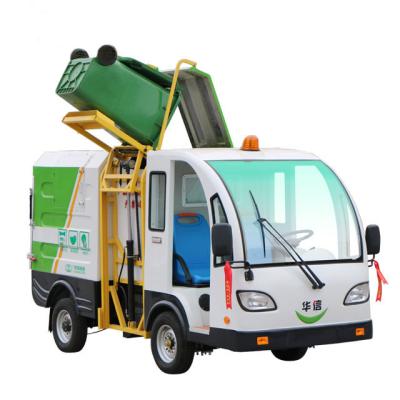 China Hotels Green Energy 2 Seats Electric Waste Transport Truck With Self Lift And Dump Truck for sale