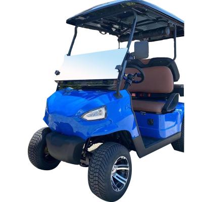 China Golf place factory direct sales 48V AC motor road golf cart hotel legal electric hunting front deck for sale