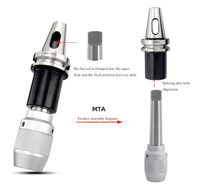 China Building Material Shops MOE Taper Bit Shank BT40-MTA/B1/MTA2/MT3/MT4 Extended Leg CNC Taper Bit Tool Holder for sale