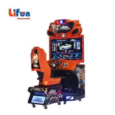 China Super Coin Operated Simulator Arcade Driving Machines Metal+Acrylic Video Game Car Racing Game Machine For Sale for sale