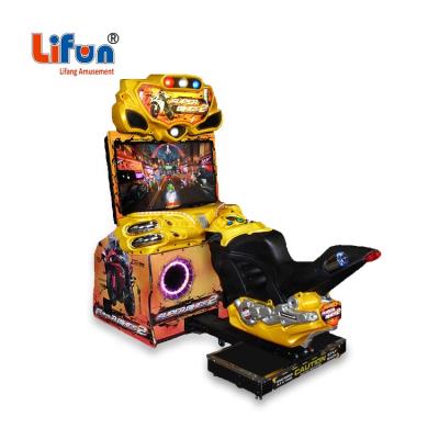 China Super Metal+Acrylic Base Playground Bike 2 Motorcycle Racing Center Coin Operated Arcade Game Machine For Simulator Video Game for sale