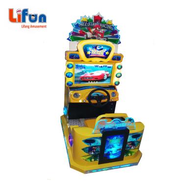 China Metal / Fiberglass Racing Simulator Arcade Machine / Coin Operated Car Racing Games For Boys for sale