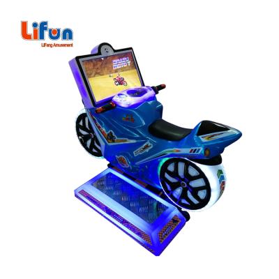 China Amusement Indoor Arcade Game Kids Coin Operated Motor Racing Game Machine 119x67x92cm for sale