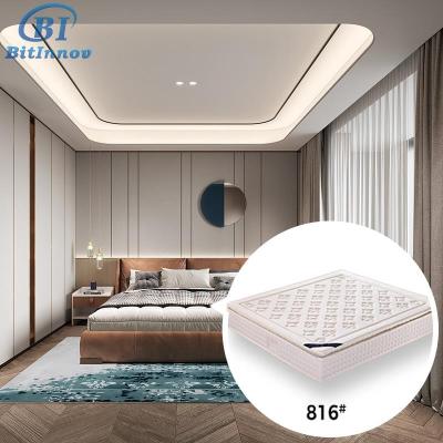 China Removable Cover Bitinnov 200*180*25cm Factory Price Customized hotel spring mattress with cooling gel memory foam latex mattress for sale