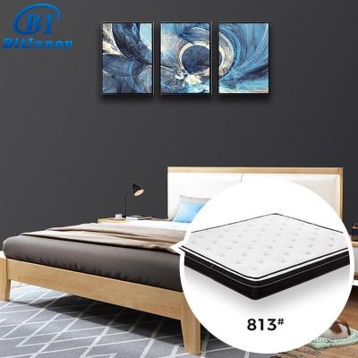 China Removable Cover Bitinnov 200*180*25cm Factory Wholesale use home hotel mattress pillow top spring bed mattress king size for sale